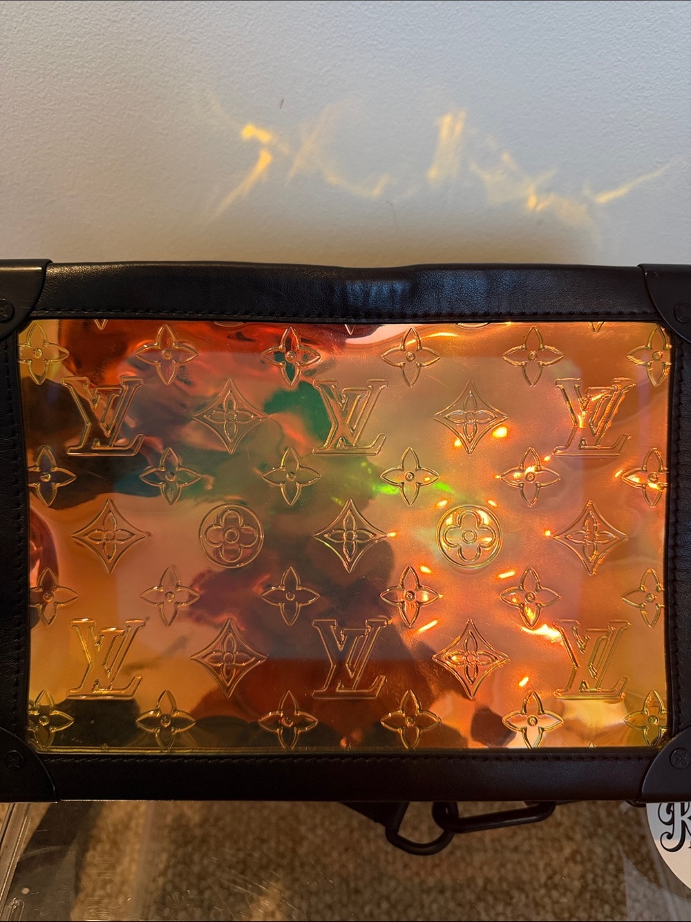 Louis Vuitton Iridescent Monogram Crossbody with Black Trim - Picture 4 of 4